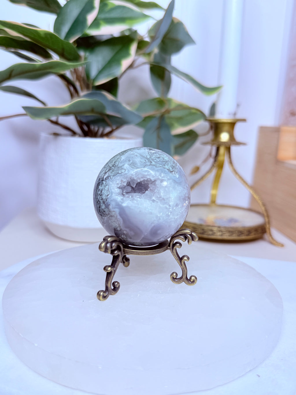 Moss Agate Sphere