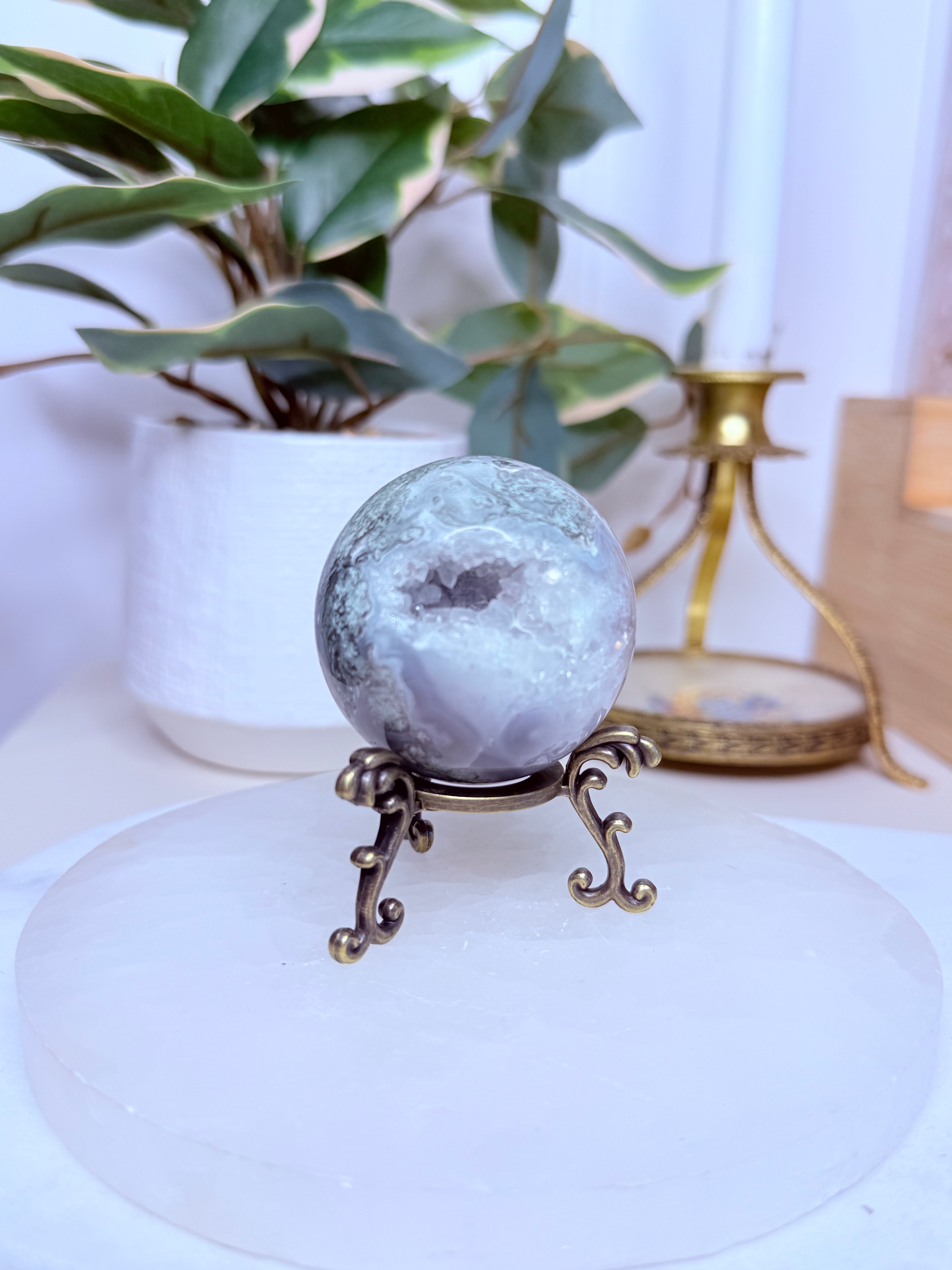 Moss Agate Sphere