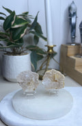 Quartz Geode Pair