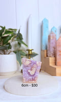 Pink Amethyst Flower Agate Freeform