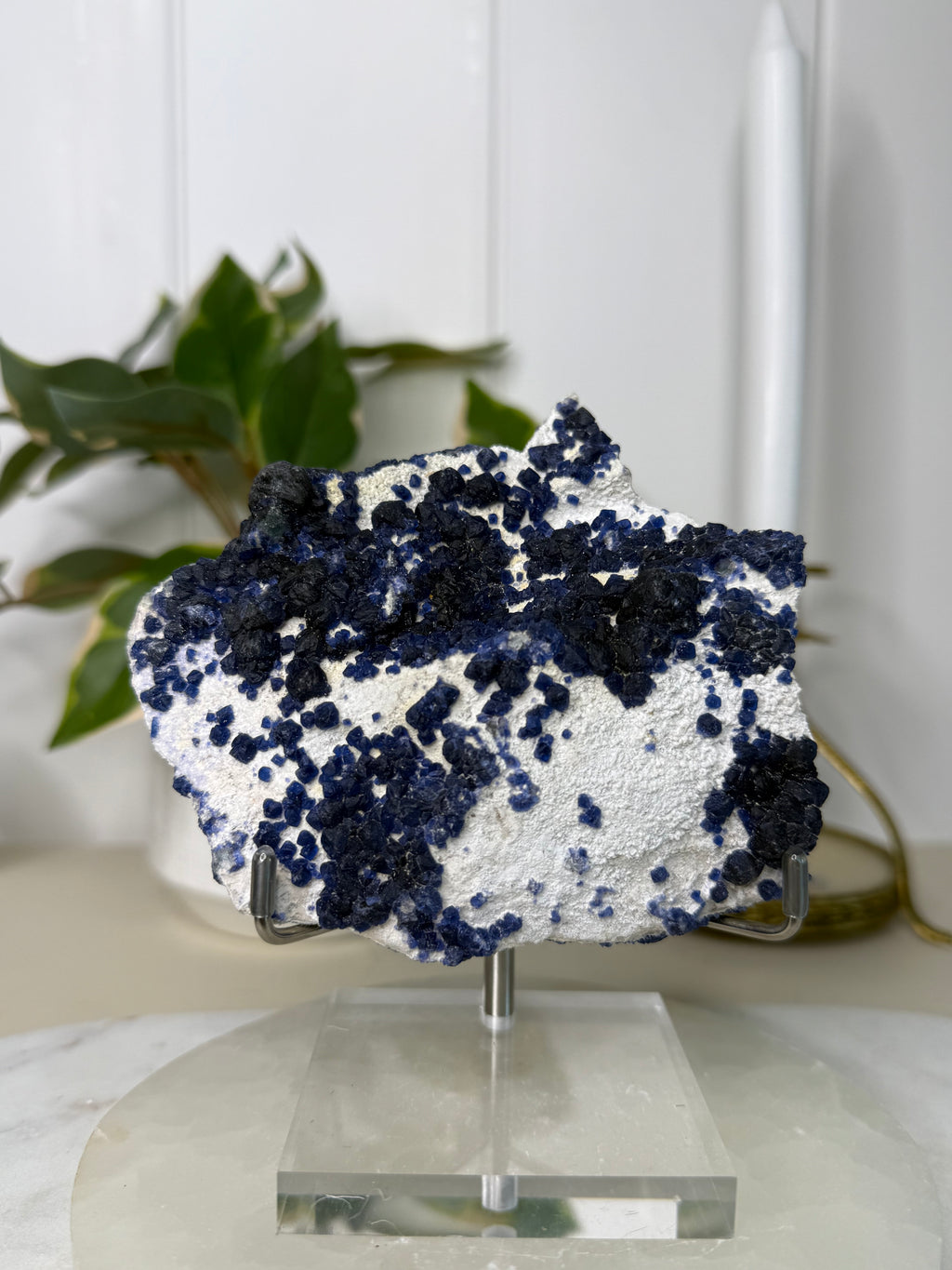 Blueberry Fluorite Specimen