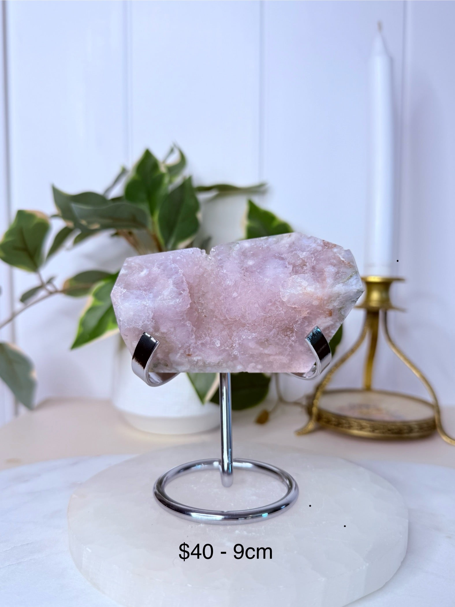 Pink Amethyst Flower Agate