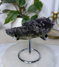 Cubed Fluorite with Clear Quartz Specimen
