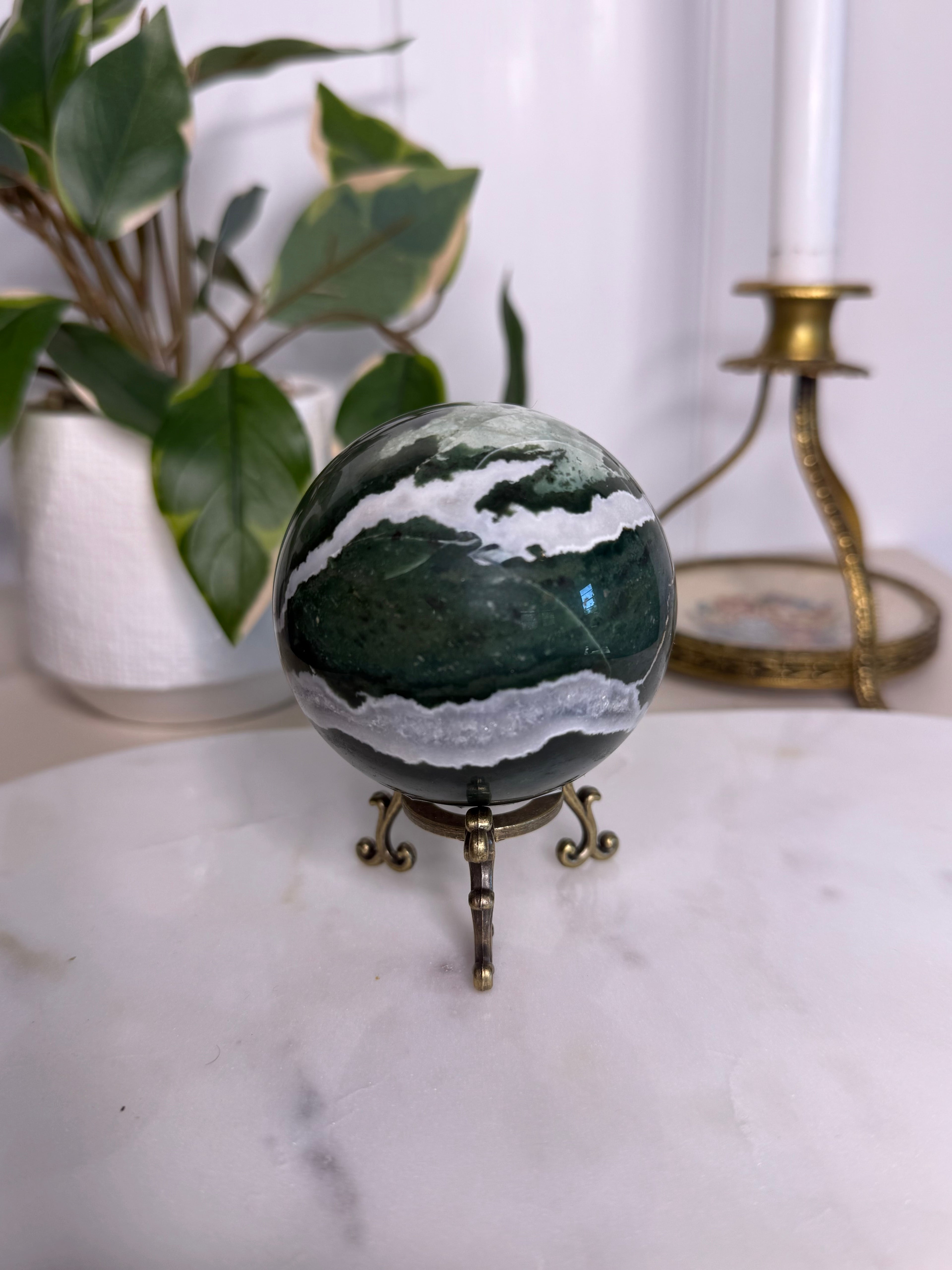 Unicorn Jasper Sphere