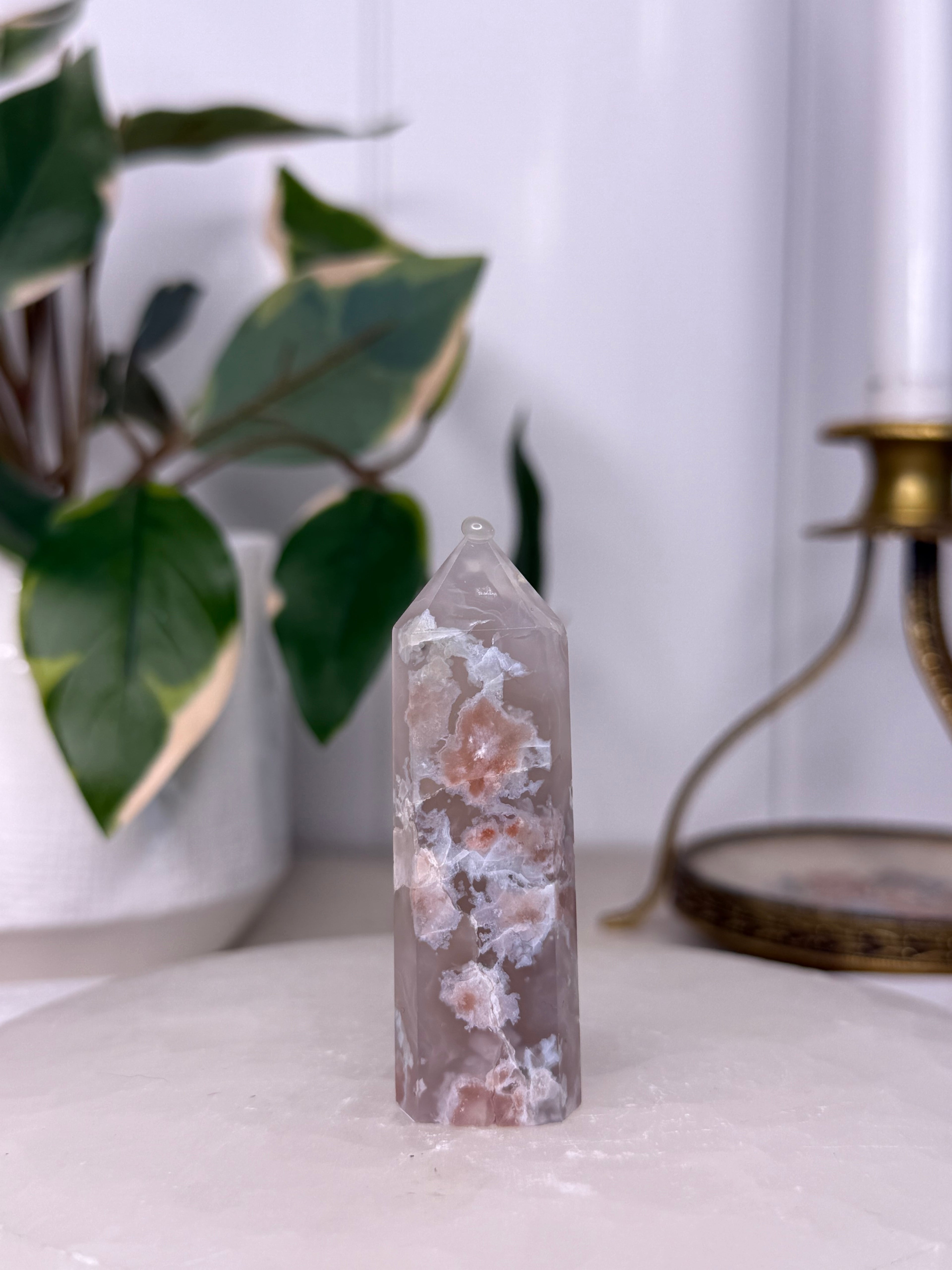 Peach Flower Agate