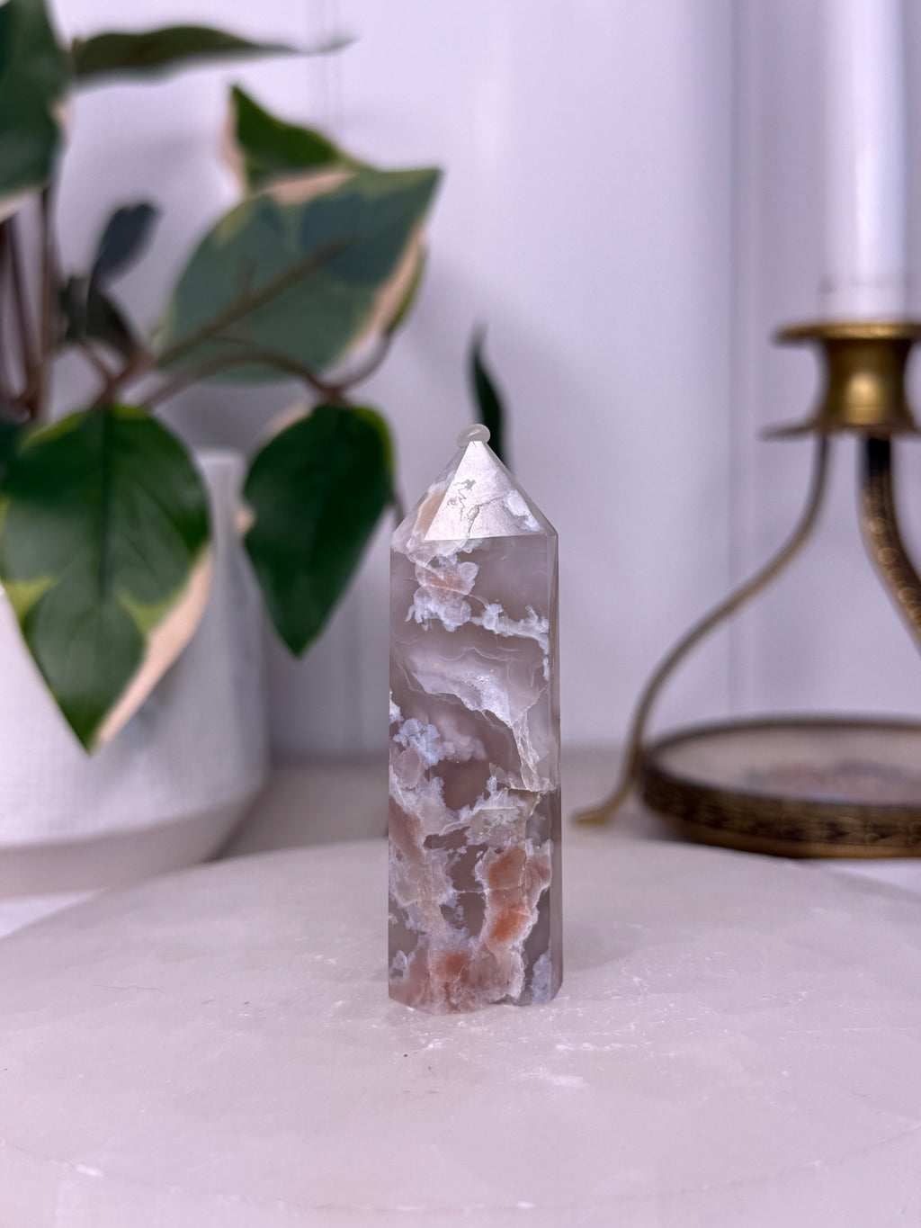 Peach Flower Agate