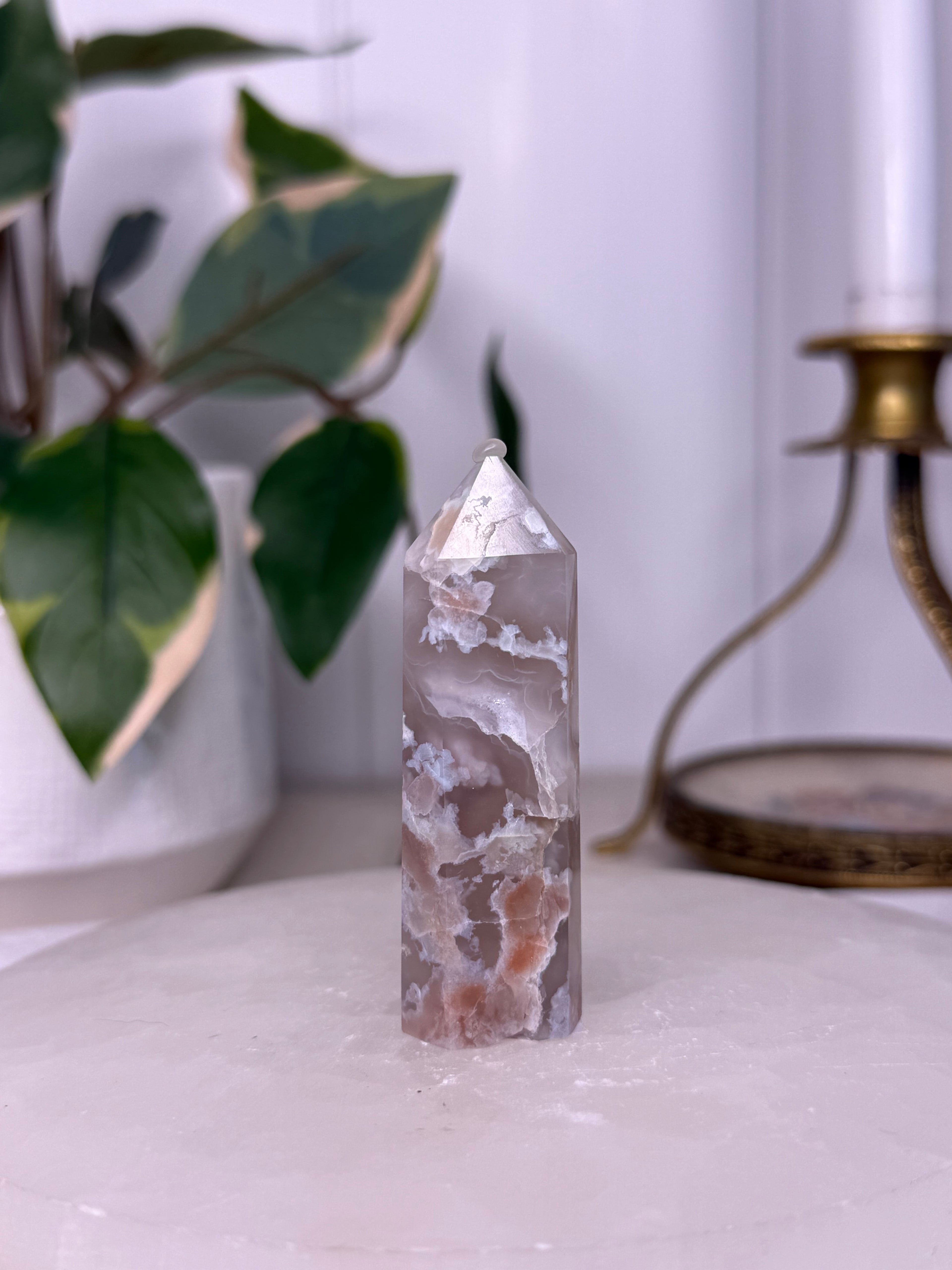Peach Flower Agate