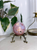 Carnelian Flower Agate Sphere