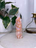 Carnelian Flower Agate Tower