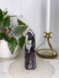 Black Flower Agate