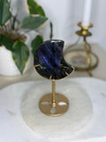 Labradorite Moon and stand