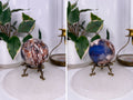 Blue Flower Agate Sphere