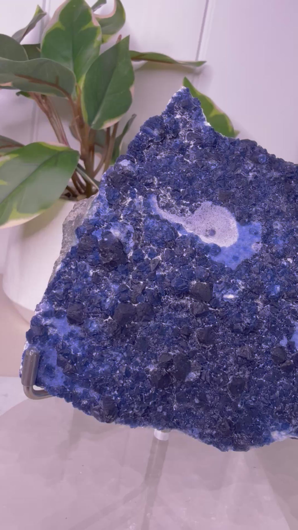 Blueberry Fluorite Specimen