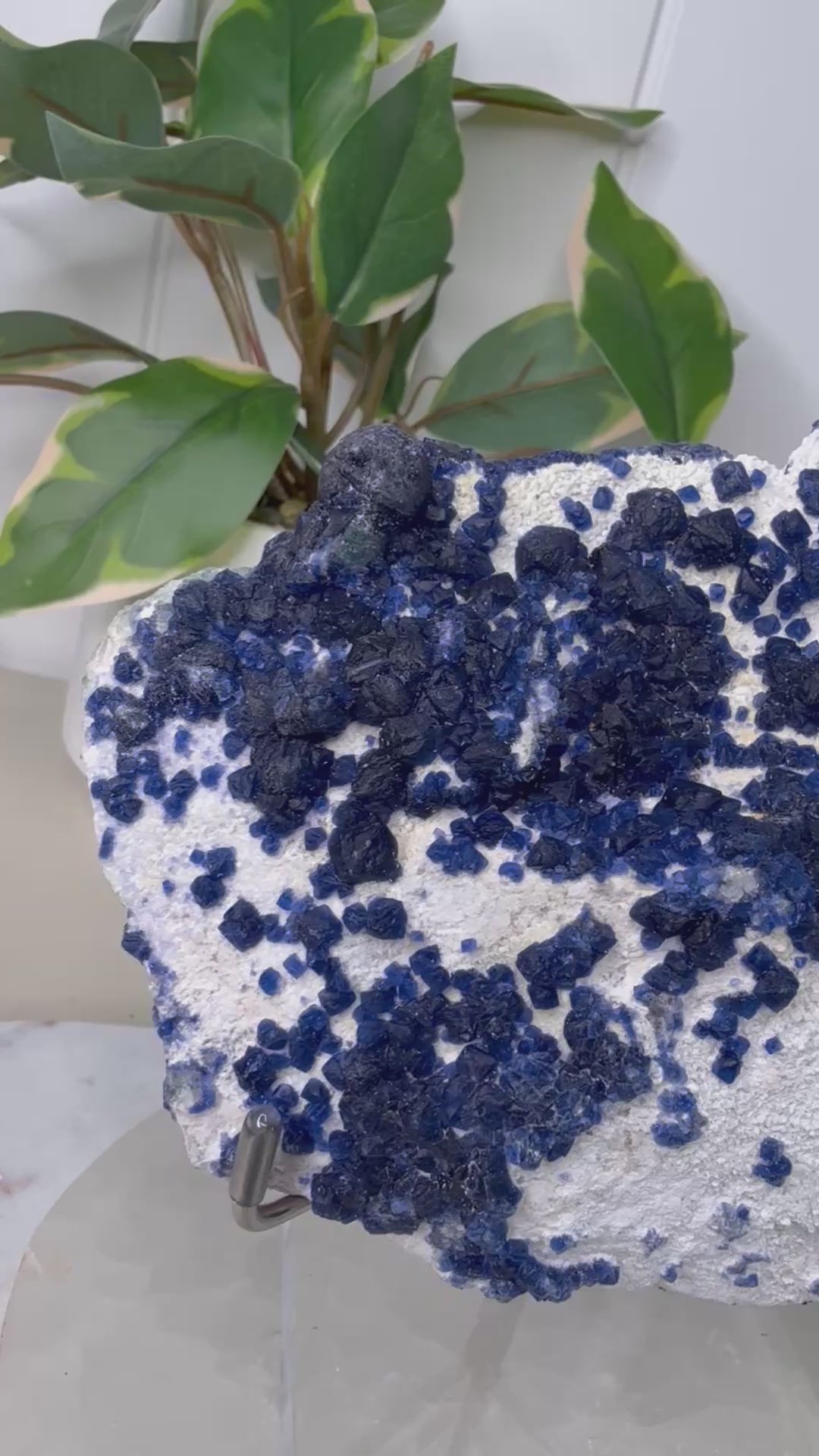 Blueberry Fluorite Specimen